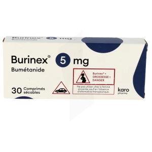 Burinex 5 Mg, Comprimé