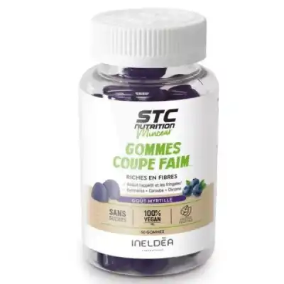 Stc Nutrition Gomme Coupe Faim Riche En Fibres Myrtille B/60 à Angers