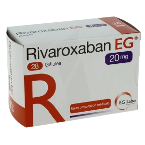 Rivaroxaban Eg 20 Mg Gél Plq/28