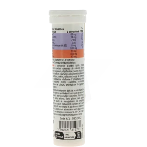 Energie Taurine Power Comprimé Effervescent Tube De 15