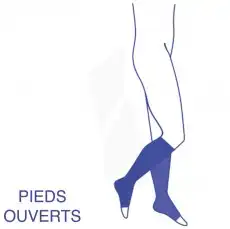 Legger® Surfine Classe Ii Chaussettes Beige Taille 1 Long Pied Ouvert à Angers