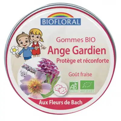 Biofloral Fleurs De Bach Ange Gardien Enfant Gommes Bio Fraise B/45g à SEYNOD
