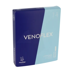 Venoflex Secret 2 Bas Antiglisse Opaque Femme Noir T2n