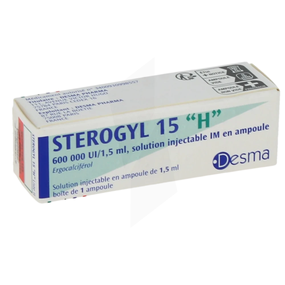 Sterogyl 15 "h" 600 000 Ui/1,5 Ml, Solution Injectable Im En Ampoule