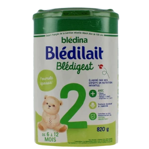 Blédina Blédilait Premium 2 Lait En Poudre B/820g