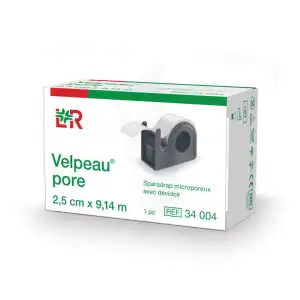 Velpeau Pore Sparadrap Adhésif Microporeux 9,1mx2,5cm à RUMILLY
