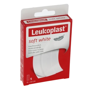 Leukoplast Soft White Pansement à Découper 4x10cm B/5