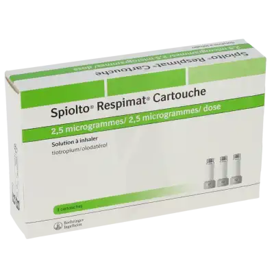 Spiolto Respimat 2,5 Microgrammes/2,5 Microgrammes/ Dose, Solution à Inhaler à ROMORANTIN-LANTHENAY