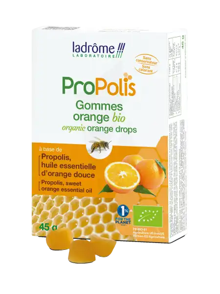 Ladrôme Gomme Propolis Orange B/45