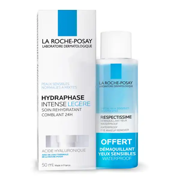 Hydraphase Intense Légère Crème 50ml + Respectissime Démaquillant