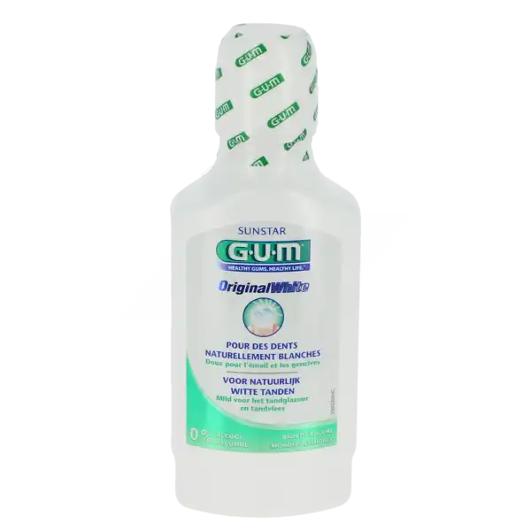 Gum Original White Bain De Bouche, Fl 300 Ml