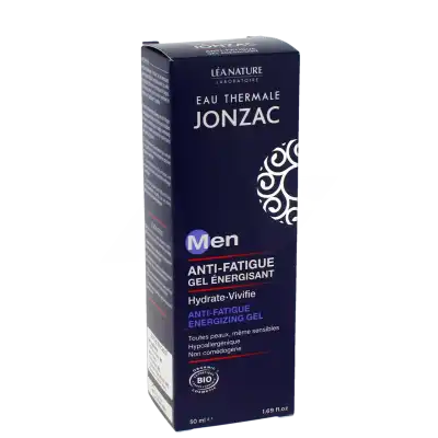 Eau Thermale Jonzac Homme Gel énergisant Anti-fatigue T Pompe/50ml à Châlons-en-Champagne