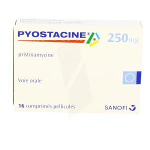Pyostacine 250 Mg, Comprimé Pelliculé