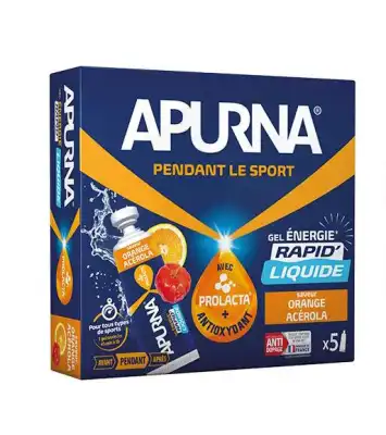 Apurna Gel Liquide énergie Orange Acérola 5t/35g à CUISERY