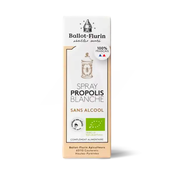 Ballot-flurin Spray à La Propolis Sans Alcool Fl/15ml