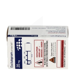 Escitalopram Arrow Lab 20 Mg, Comprimé Pelliculé Sécable