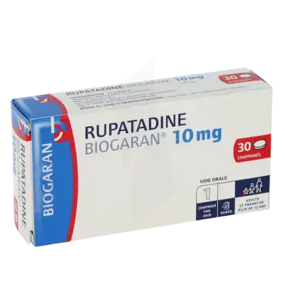 Rupatadine Biogaran 10 Mg, Comprimé à CANALS