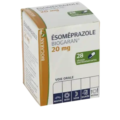 Esomeprazole Biogaran 20 Mg, Gélule Gastro-résistante à Hagetmau