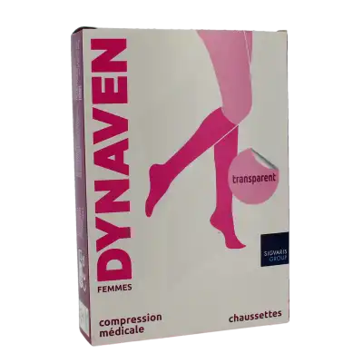 Sigvaris Dynaven Transparent Chaussette Classe 2 Beige Foncé Long M à Aucamville