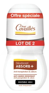 Rogé Cavaillès Déodorants Déo Absorb+ Invisible Roll-on 2x50ml