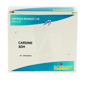 Boiron Cardine 8dh Solution Buvable En Ampoules Boîte De 30 Ampoules