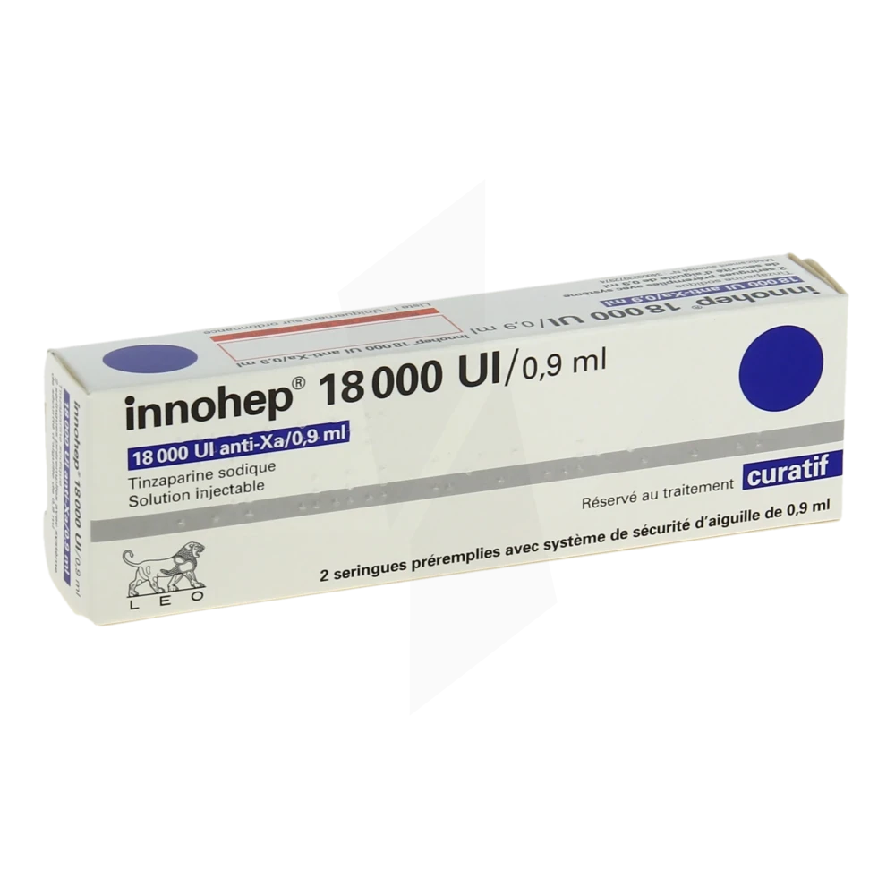 Innohep 18 000 Ui Anti-xa/0,9 Ml, Solution Injectable En Seringue Préremplie