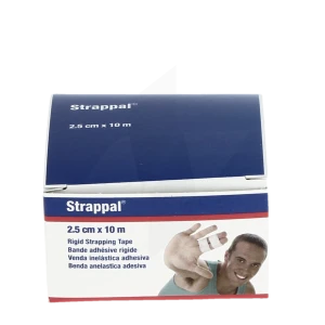 Strappal Bande Adhésive Inextensible Contention 2,5cmx10m