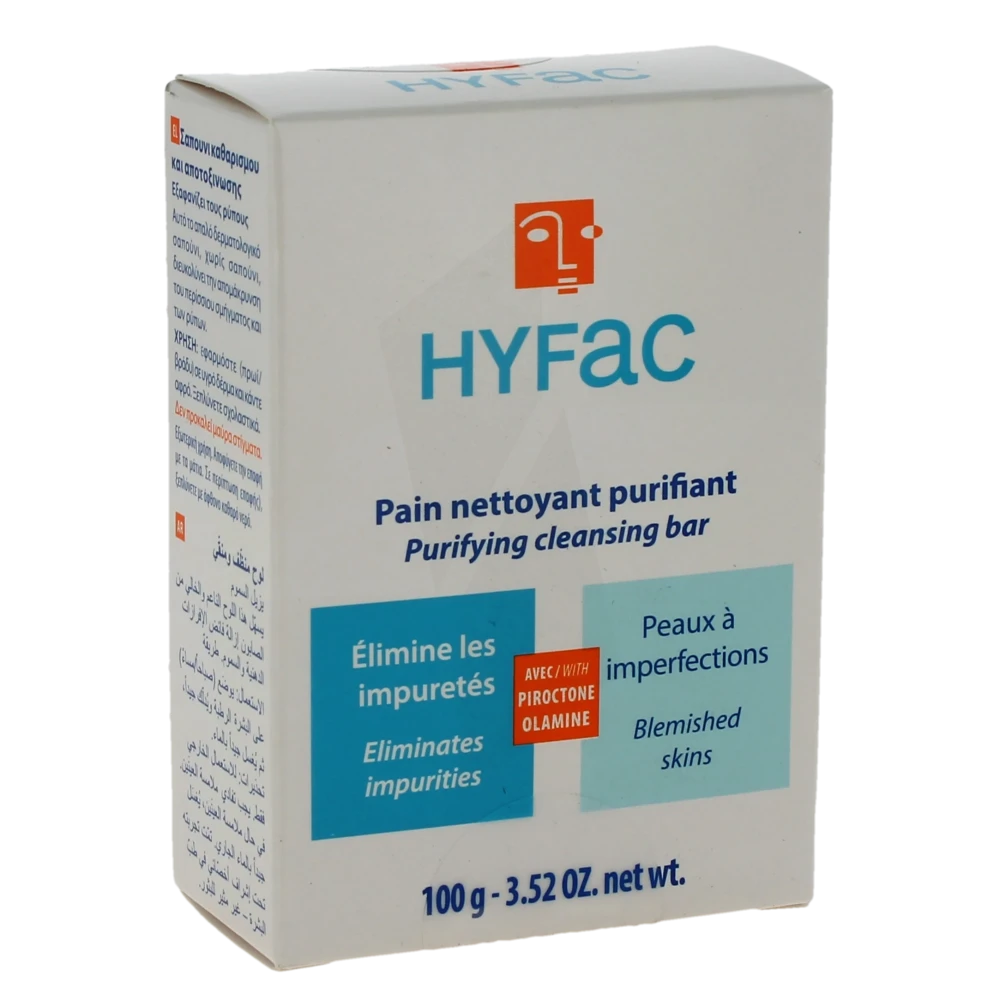 Hyfac Pain Nettoyant Purifiant 100g