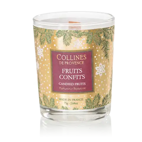 Collines De Provence Bougie Parfumée Fruits Confits 75g