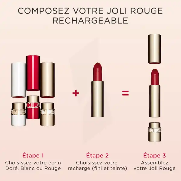 Clarins Joli Rouge Velvet Rouge à Lèvres Fini Mat 705v Soft Berry Recharge/3,5g