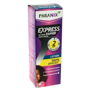 Paranix Express 2 Min Lot Antipoux Fl/100ml+peigne