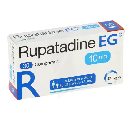 Rupatadine Eg 10 Mg, Comprimé à FLEURANCE