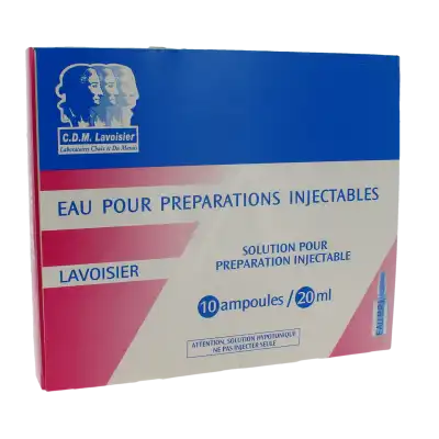 Eau Pour Preparations Injectables Lavoisier, Solution Pour Préparation Injectable à Chalon-sur-Saône