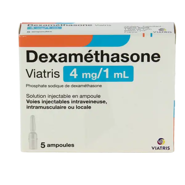 Dexamethasone Viatris 4 Mg/1 Ml, Solution Injectable En Ampoule