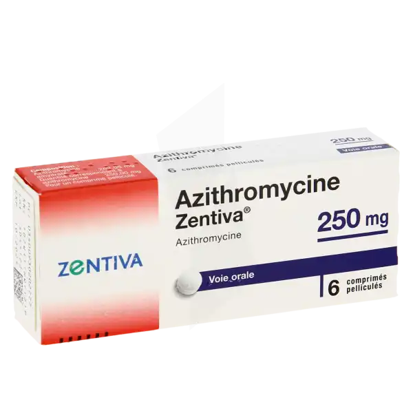 Azithromycine Zentiva 250 Mg, Comprimé Pelliculé