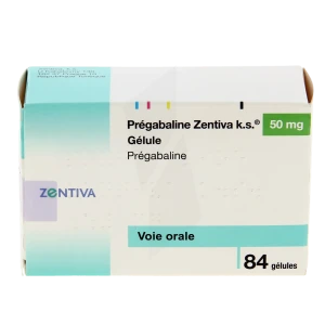 Pregabaline Zentiva K.s. 50 Mg, Gélule