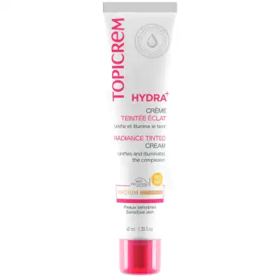 Topicrem Hydra+ Crème Teintée éclat Médium T/40ml à DAMMARIE-LES-LYS