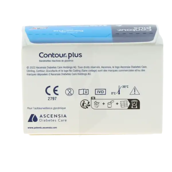 Contour Plus Bandelette Pour Lecteur De Glycémie