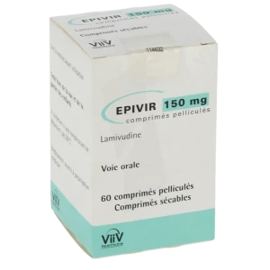 Epivir 150 Mg, Comprimé Pelliculé