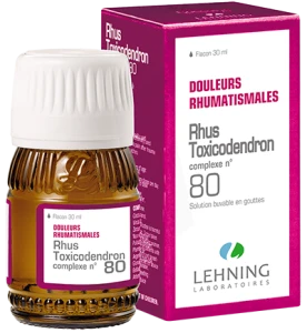 Lehning Complexe Rhus Toxicodendron N° 80 Solution Buvable Fl/30ml