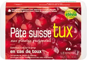 Acheter Lehning Pâte Suisse Tux Gommes à sucer B/40 à Clermont-Ferrand