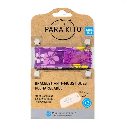 Para'kito Kids Bracelet RÉpulsif Anti-moustique Fleurs