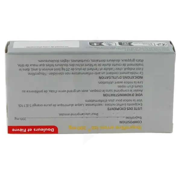 Ibuprofene Arrow Lab 200 Mg, Comprimé Enrobé