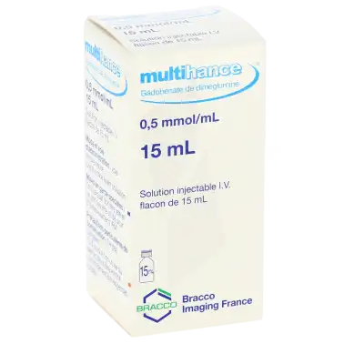 MULTIHANCE 0,5 mmol/mL, solution injectable (IV)