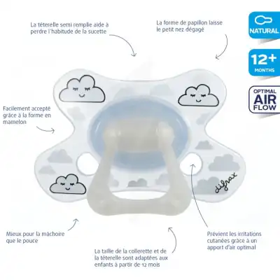Difrax Natural Sucette Phosphorescente Nuit Gl802 18mois+ à ROMORANTIN-LANTHENAY