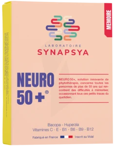 Synapsya Neuro 50+ Gélules B/30