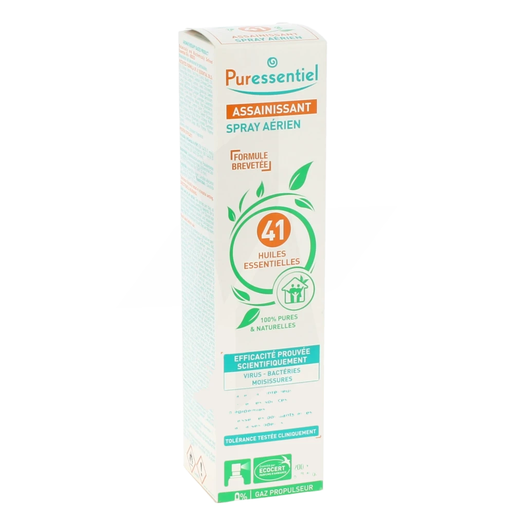 Puressentiel Assainissant Spray Aérien Assainissant Aux 41 Huiles Essentielles - 200 Ml