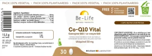 Be-life Coq10 Vital Ubiquinol Caps B/30