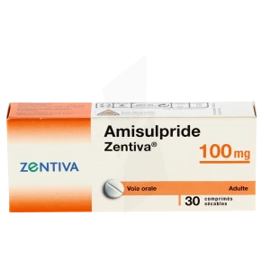 Amisulpride Zentiva 100 Mg, Comprimé Sécable