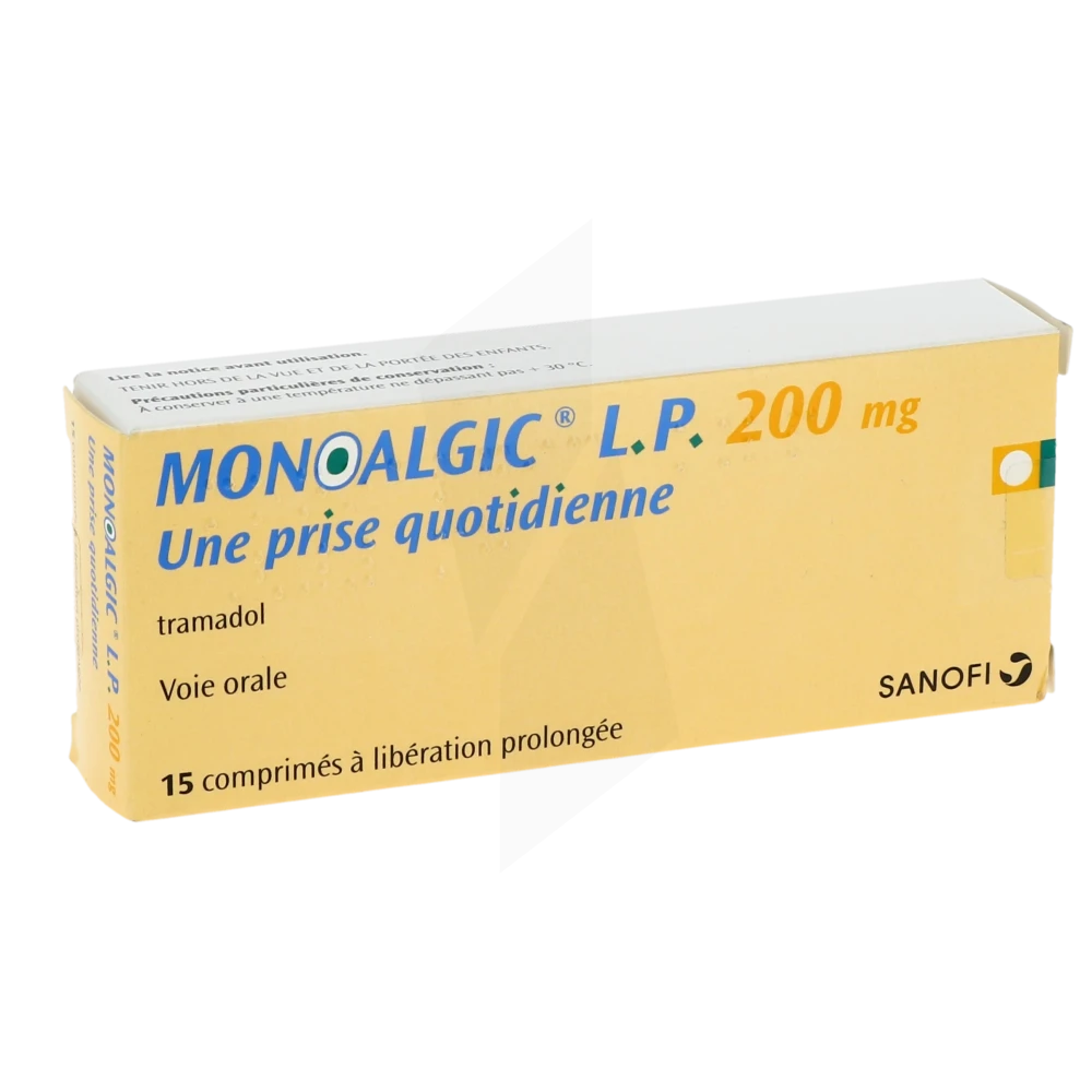 Monoalgic L.p. 200 Mg, Comprimé à Libération Prolongée (une Prise Quotidienne)